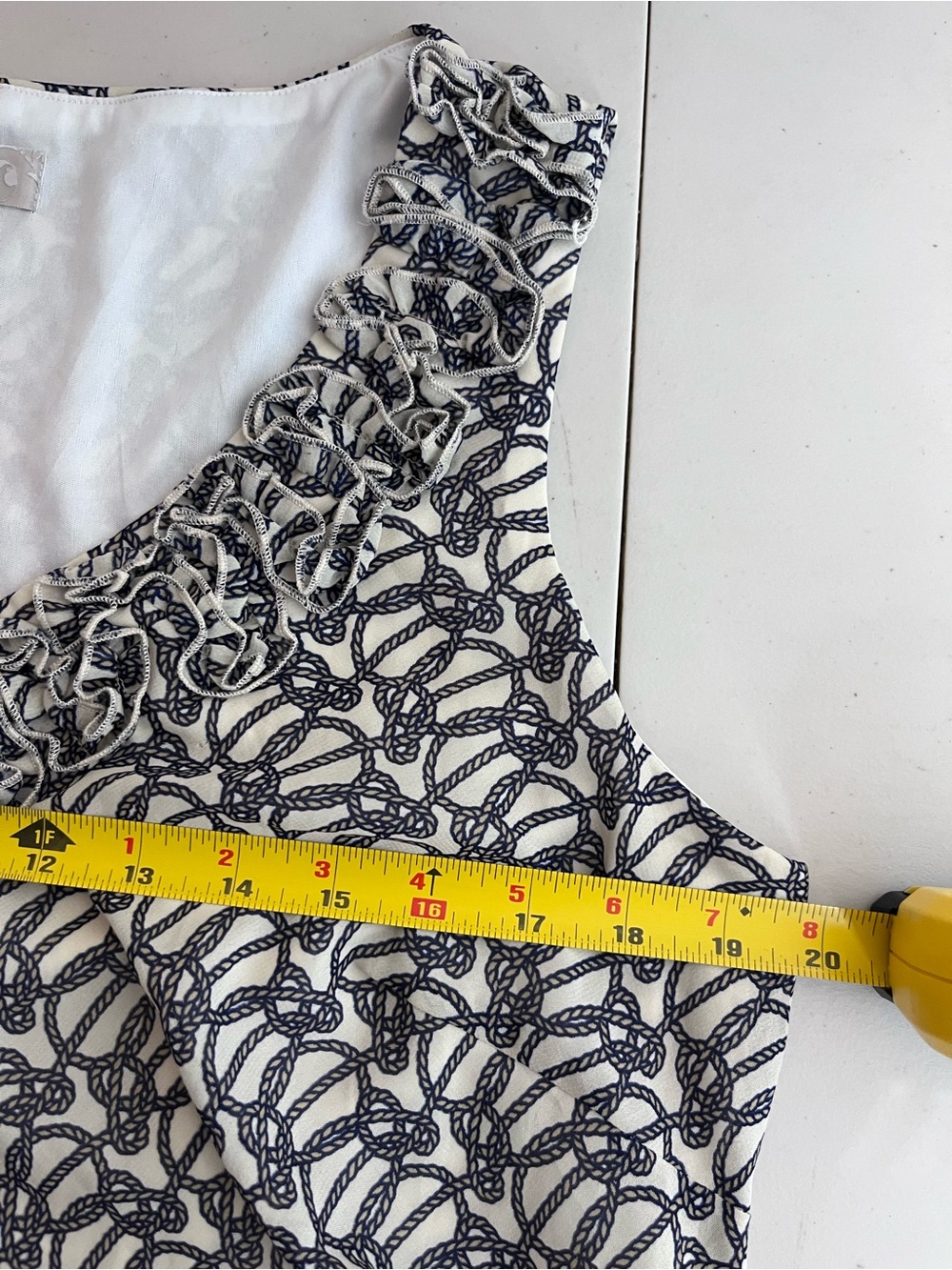 Dress Barn Fairycore Whimsigoth Sz 16 Ruffle Flowy Tiered Midi Dress - Picture 9 of 12